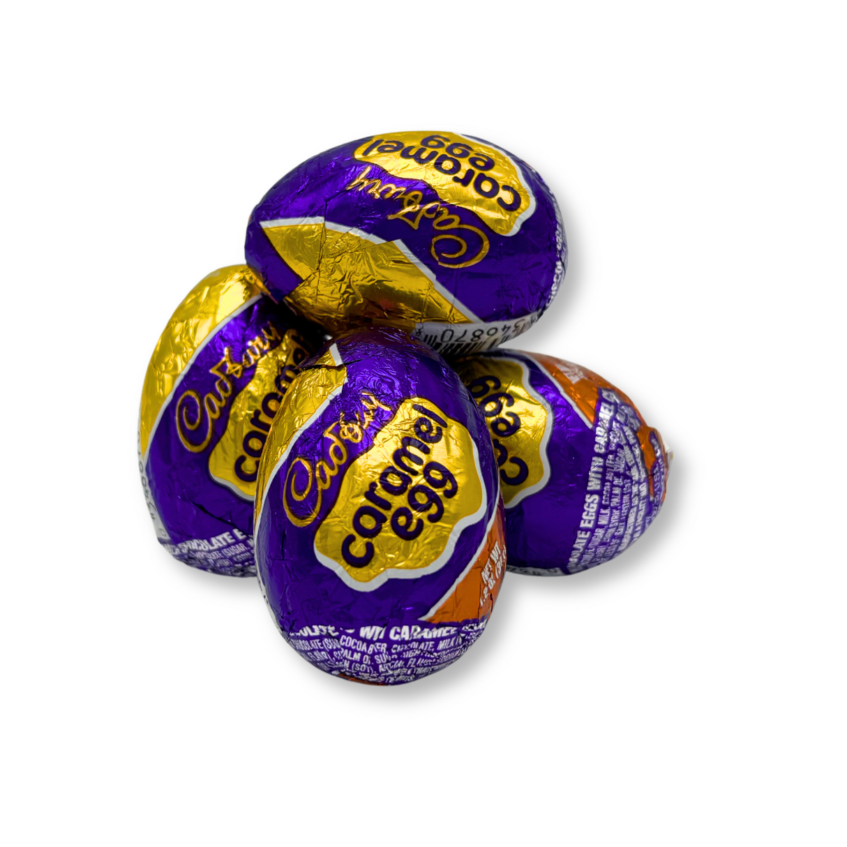 Cadbury Caramel Eggs Milk Chocolate Candy – 1.2 oz Each – Bulk Value Bag