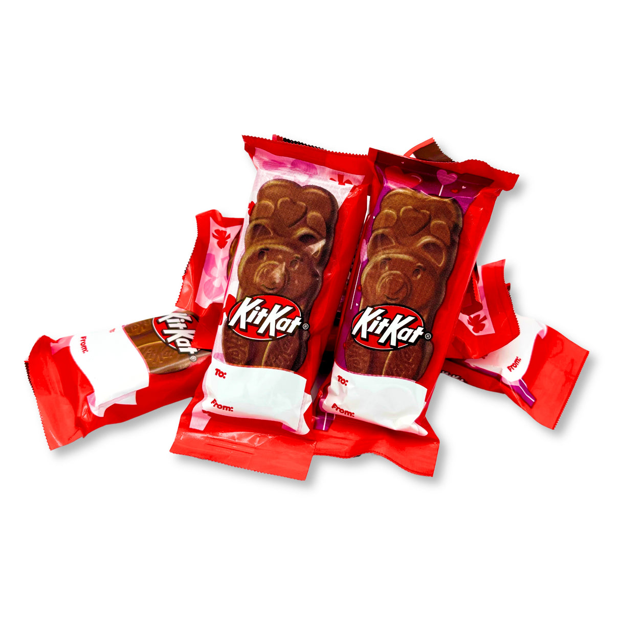 KitKat Bears Crisp Wafer In Milk Chocolate To&From (Valentine's Edition)