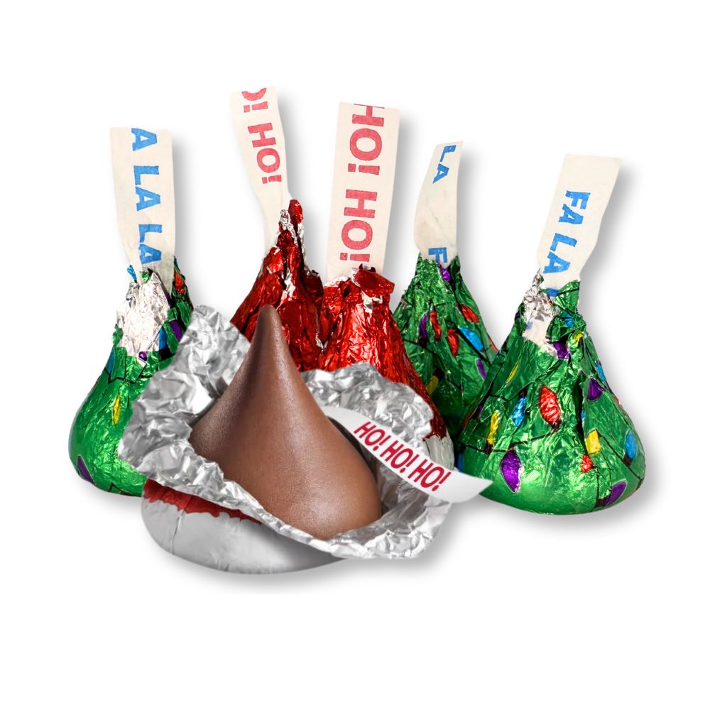 Hershey's Kisses Santa Hat, Christmas Trees Milk Chocolate