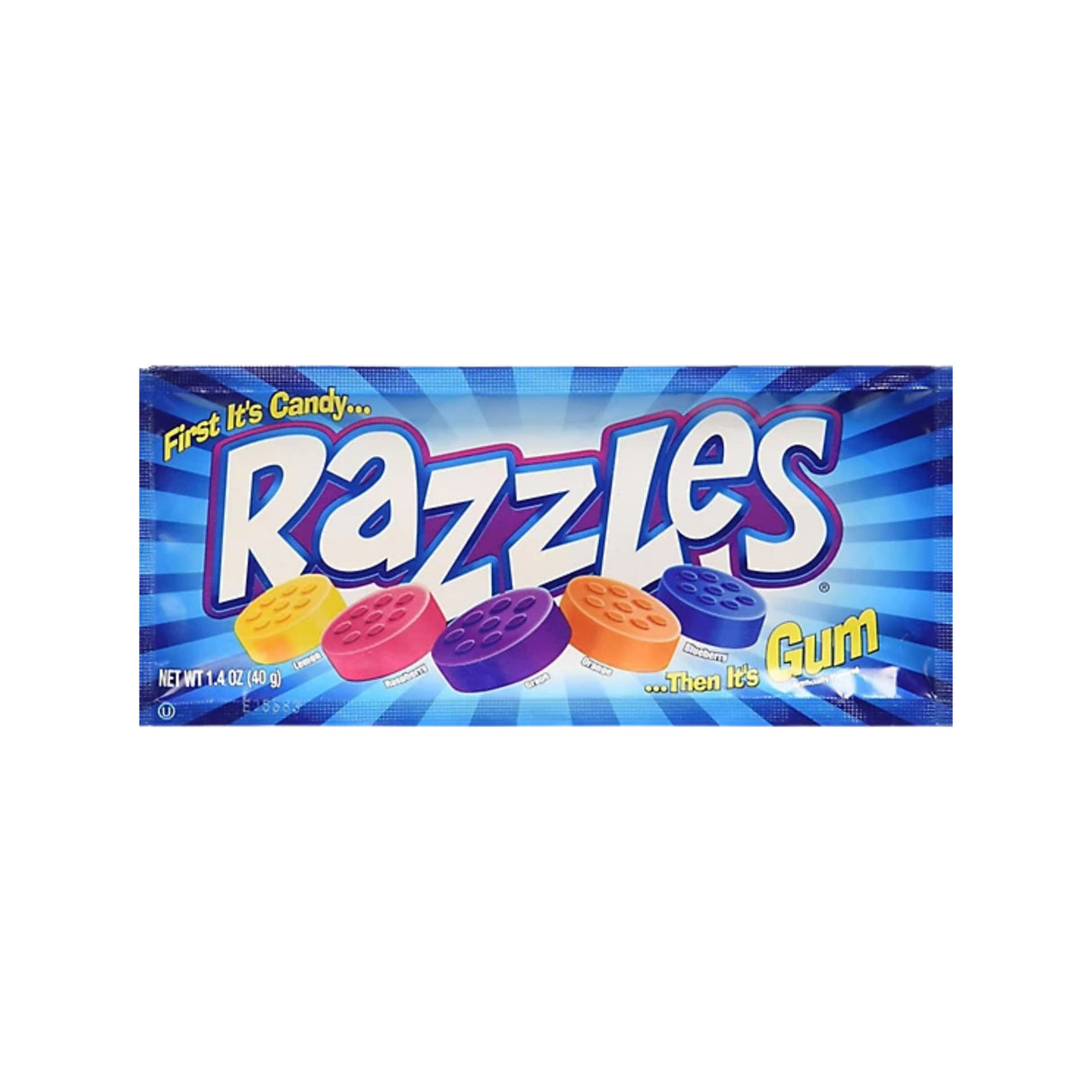 Razzles Gum Candy 2 pc / 75 Pack