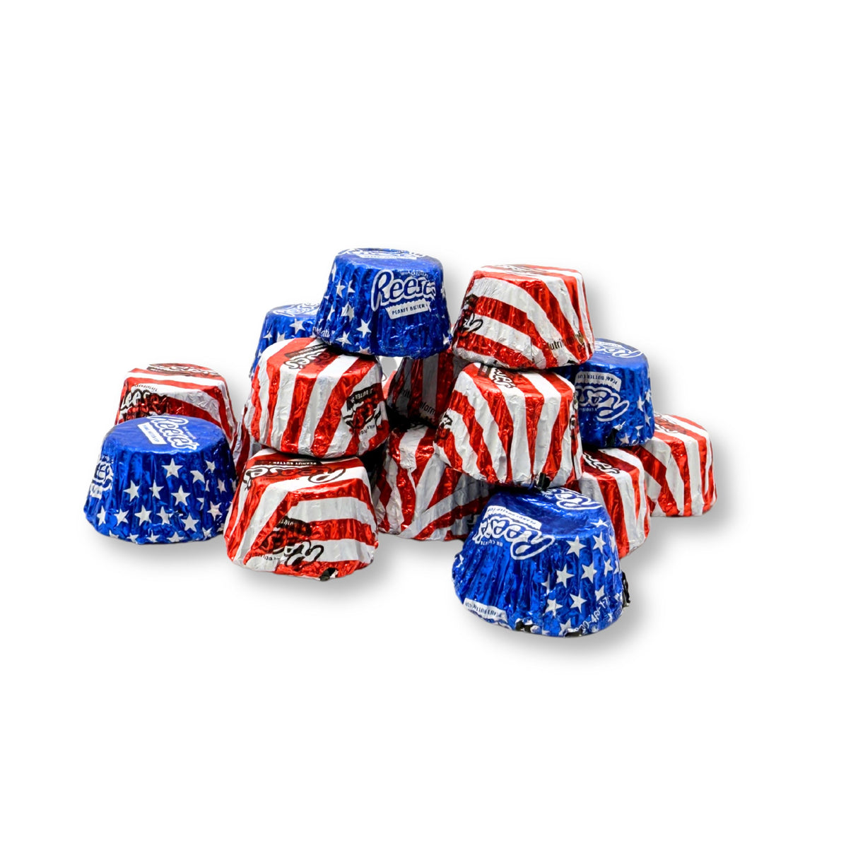 Reese's Miniature Cups Milk Chocolate & Peanut Butter – Patriotic Foils, Bulk Value Pack