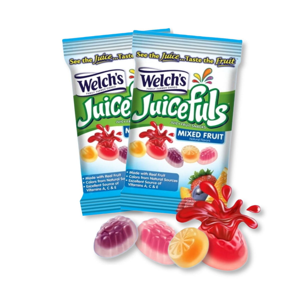 Welch's Juicefuls Fruit Snacks – Mixed Fruit – 1 oz