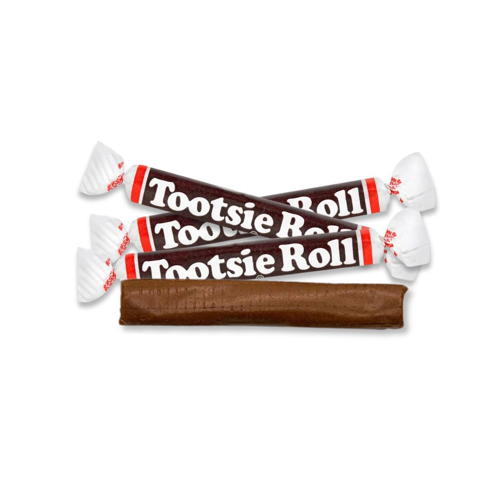 Tootsie Roll 3" Long, Chocolate Twist Candy, Bulk Value Pack