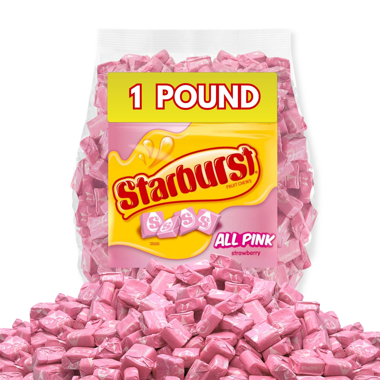 Starburst All Pink Fruit Chews – Bulk Value Bag