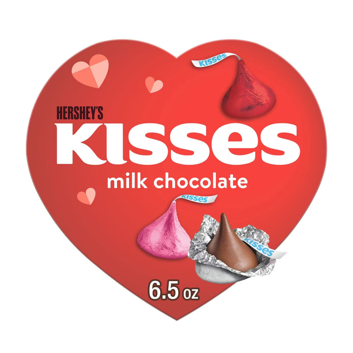 Hershey's Kisses – Valentine's Day Gift Box – Milk Chocolate - 6.5oz