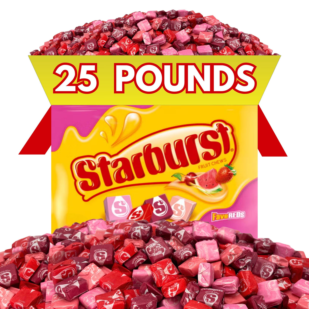Starburst FaveREDS Fruit Chews – Bulk Value Pack