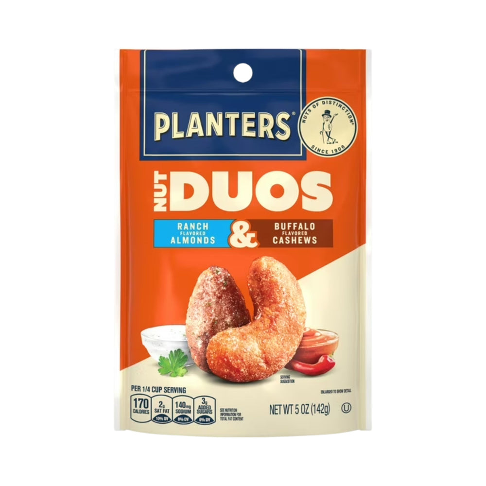 Planters Nut Duos Ranch Almonds & Buffalo Cashews 5 oz