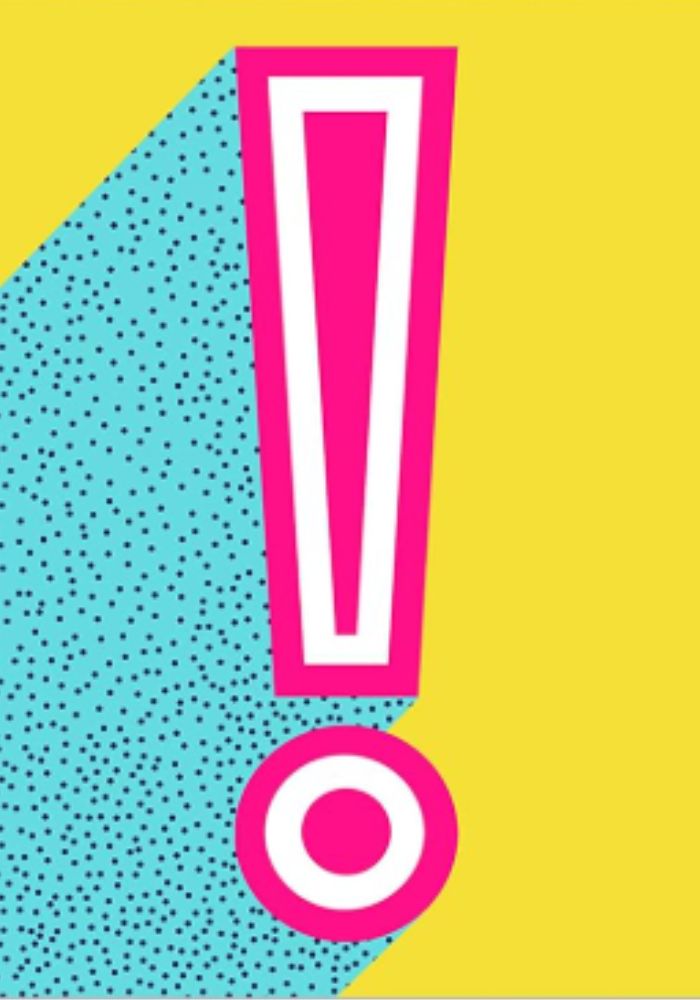 Exclamation Mark - Greeting Card