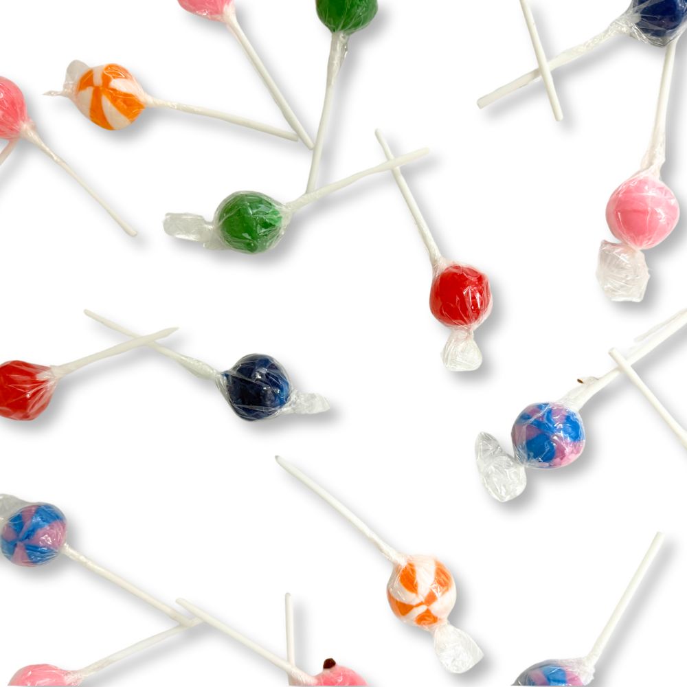 Mini Lollipops Hard Candy – Assorted Flavors – Bulk Value Pack