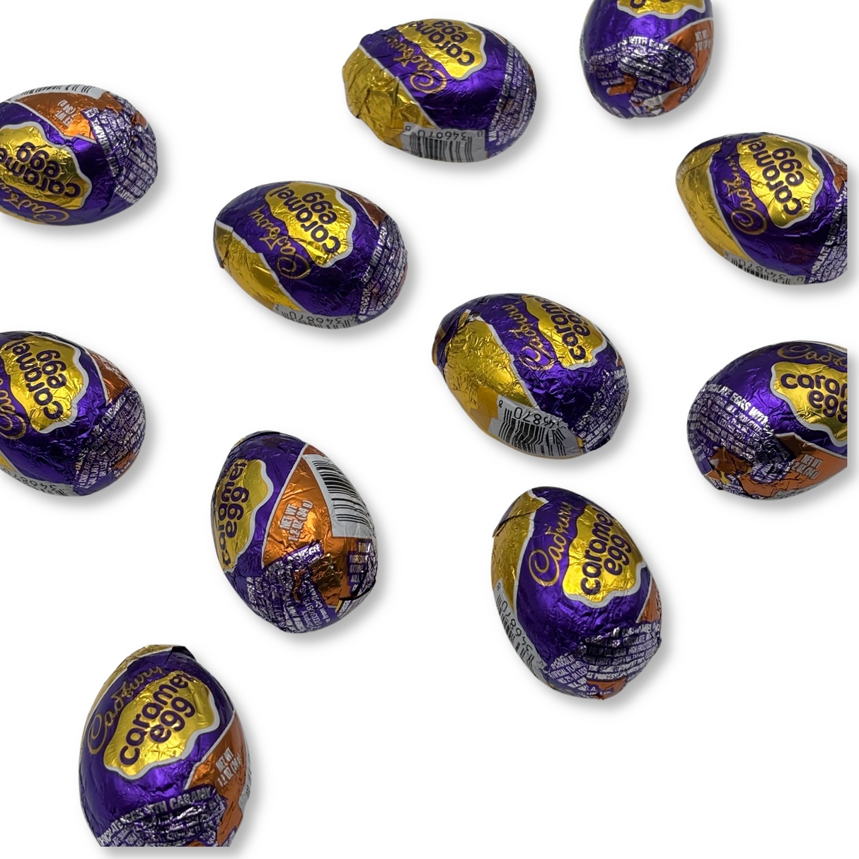 Cadbury Caramel Eggs Milk Chocolate Candy – 1.2 oz Each – Bulk Value Bag