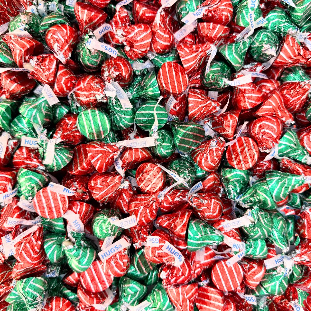 Hershey's Hugs – Milk Chocolate Kisses Hugged by White Creme, Bulk Value Pack