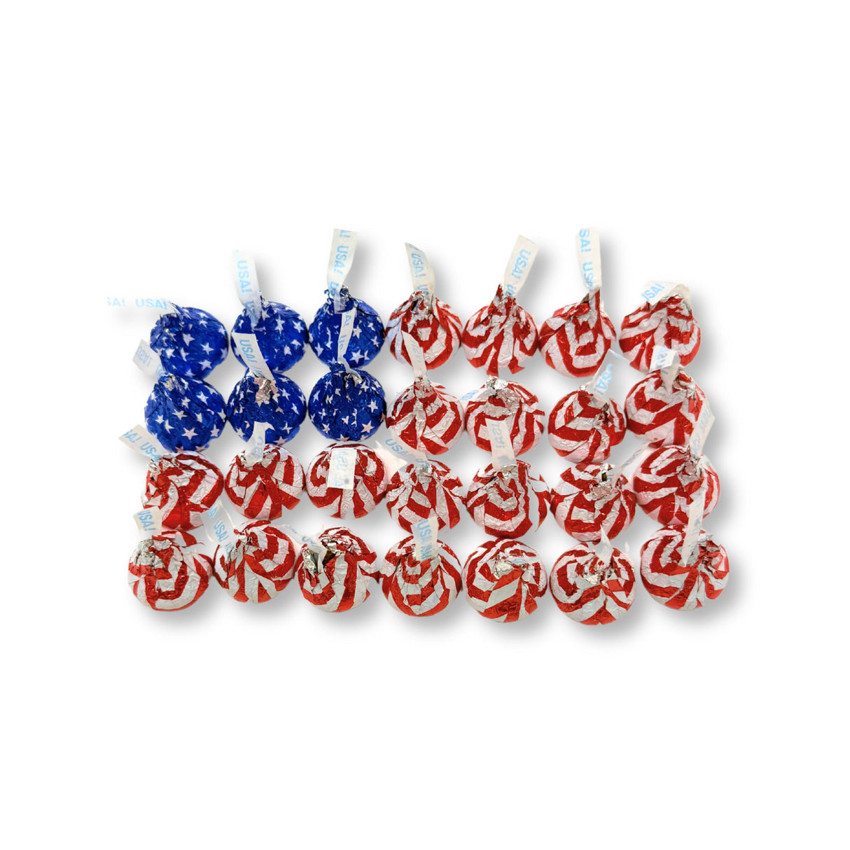 Hershey's Kisses Milk Chocolate – Patriotic Foils, Bulk Value Bag