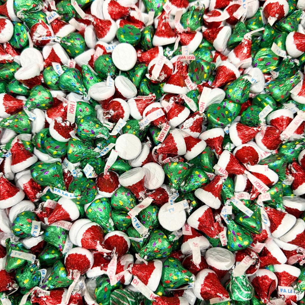 Hershey's Kisses Santa Hat, Christmas Trees Milk Chocolate