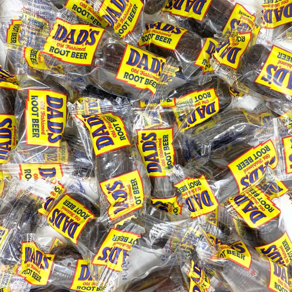 Dad’s Root Beer Barrels Hard Candy – Individually Wrapped – Bulk Value Bag