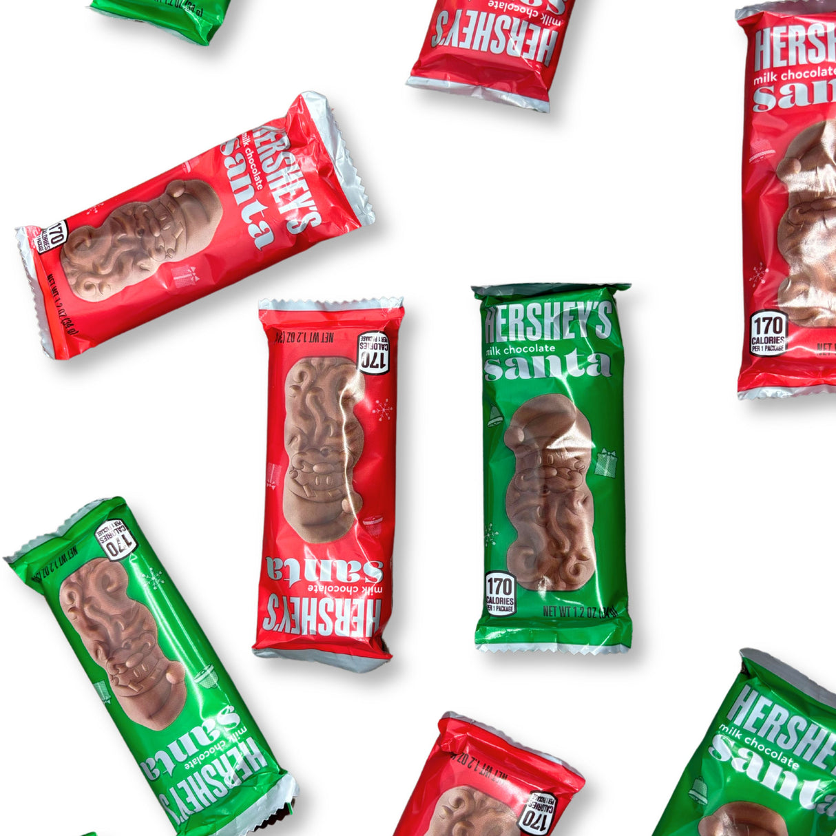 Hershey's Milk Chocolate Santas