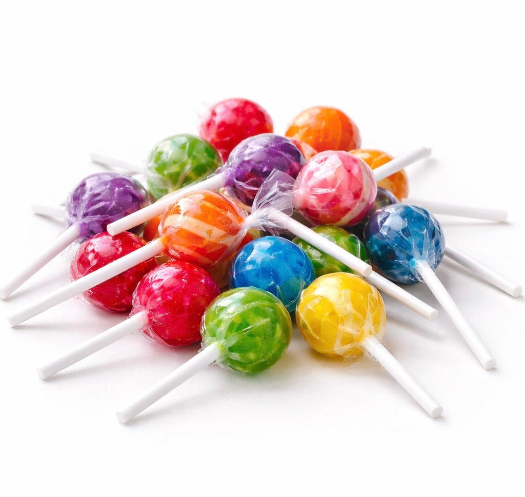 Mini Lollipops Hard Candy – Assorted Flavors – Bulk Value Pack