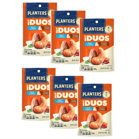 Planters Nut Duos Ranch Almonds & Buffalo Cashews 5 oz