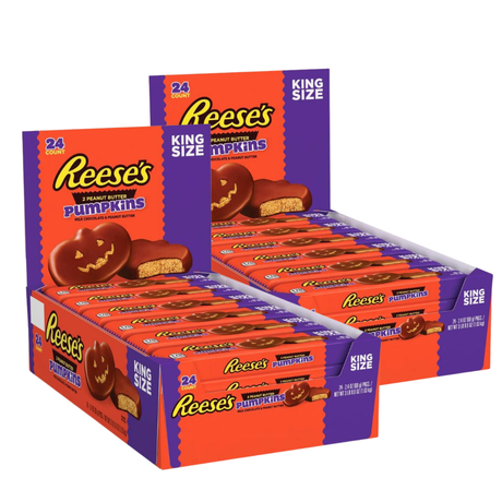 Reese's Pumpkins Milk Chocolate King Size 2.4 oz