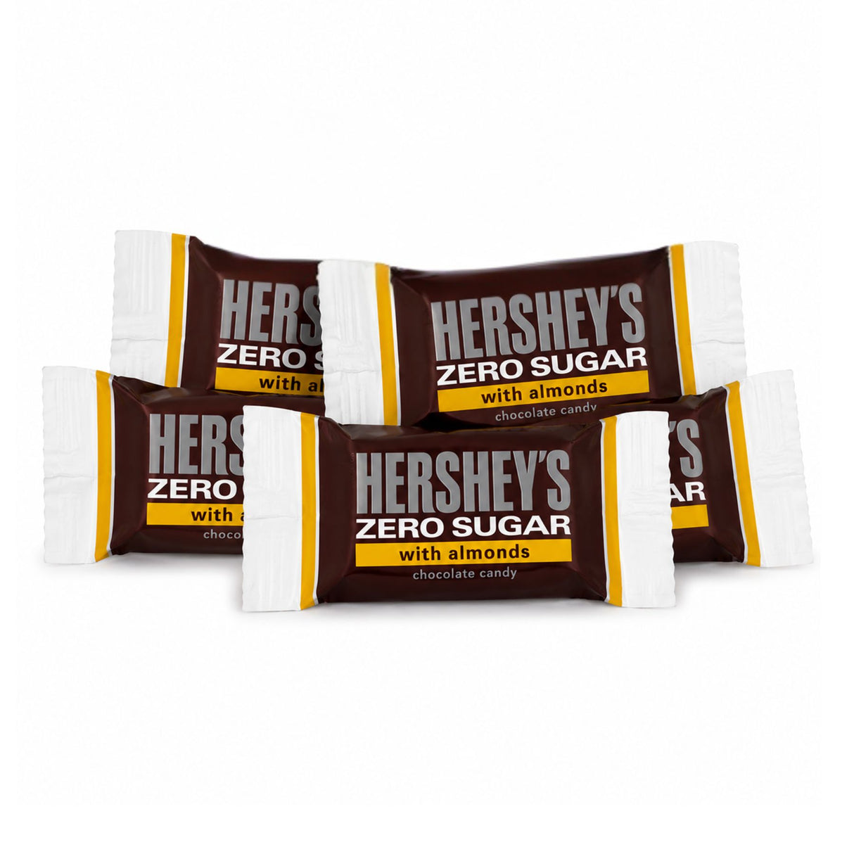 Hershey's Zero Sugar Milk Chocolate With Almonds – Snack Size – Bulk Value Bag
