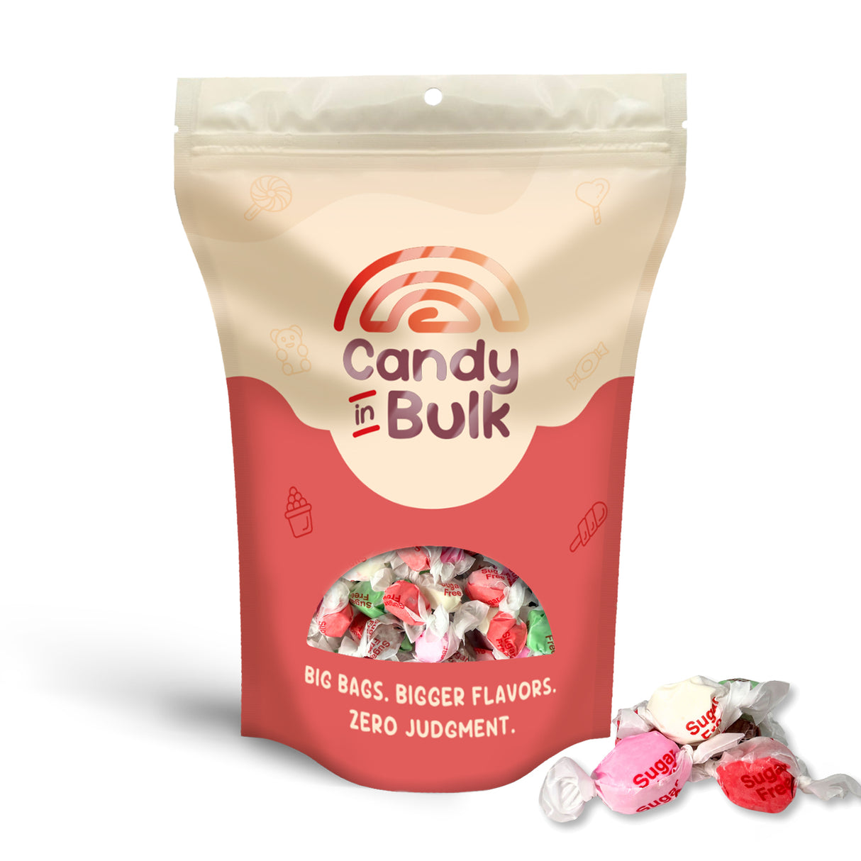 Salt Water Taffy Assorted Flavors Sugar Free