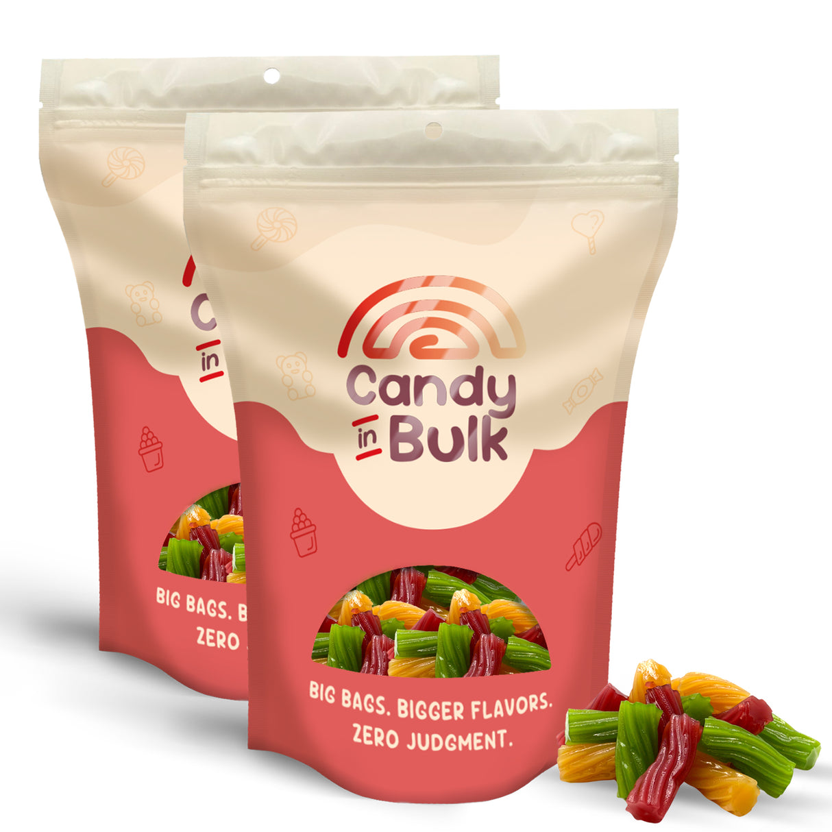 Darrell Lea Soft Licorice Mixed Fruit Flavors Candy – Bulk Value Bag