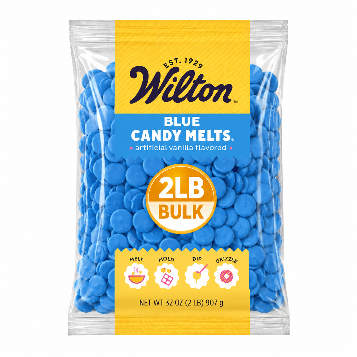 Wilton Blue Confectionery Melting Wafers – Bulk Value Bag