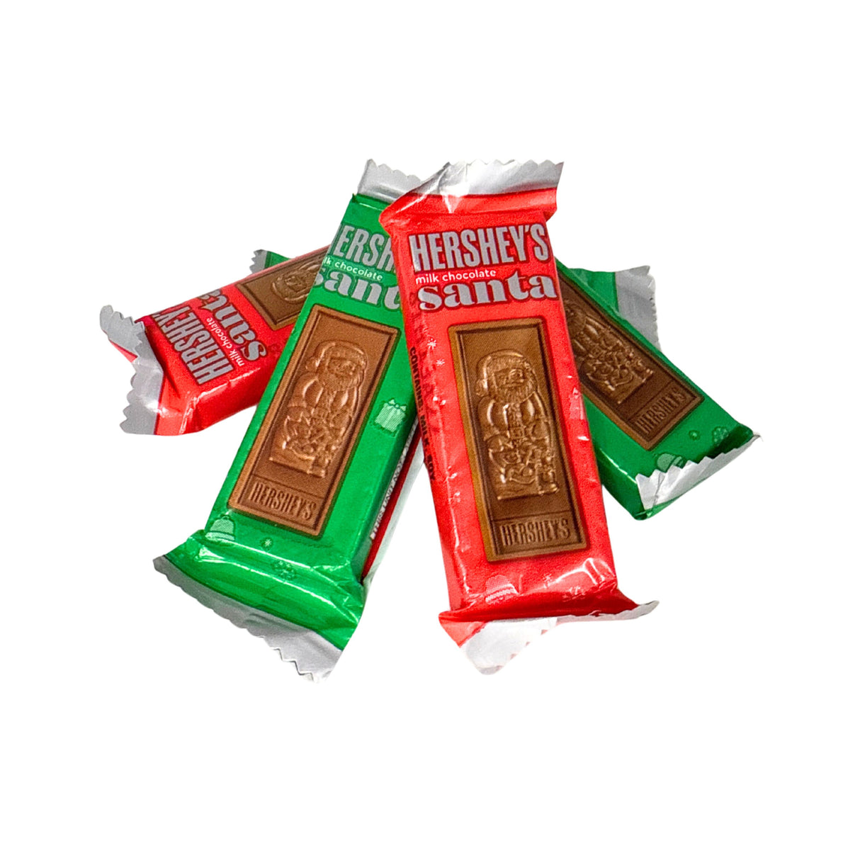 Hershey’s Milk Chocolate – Santas, Snack Size, Bulk Value Pack
