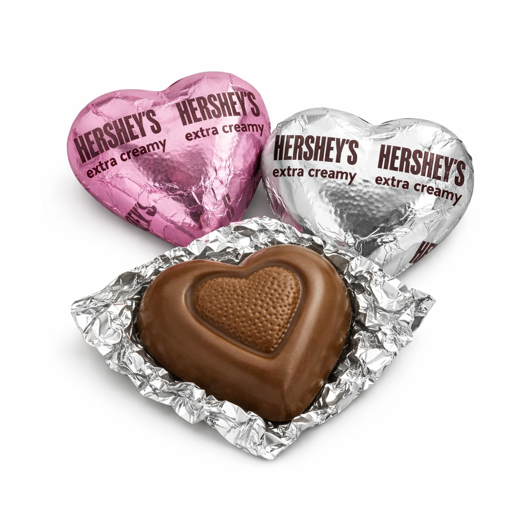 Hershey's Hearts Milk chocolate – Extra Creamy – Bulk Value Bag