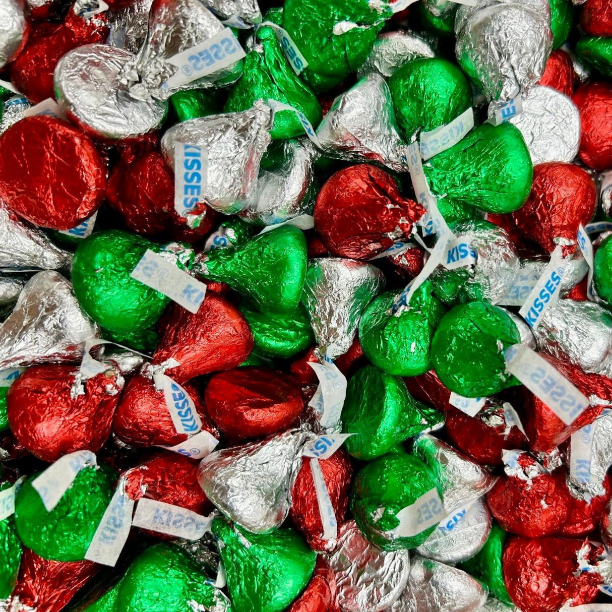 Hershey's Kisses Milk Chocolate – Christmas Foils, Bulk Value Bag