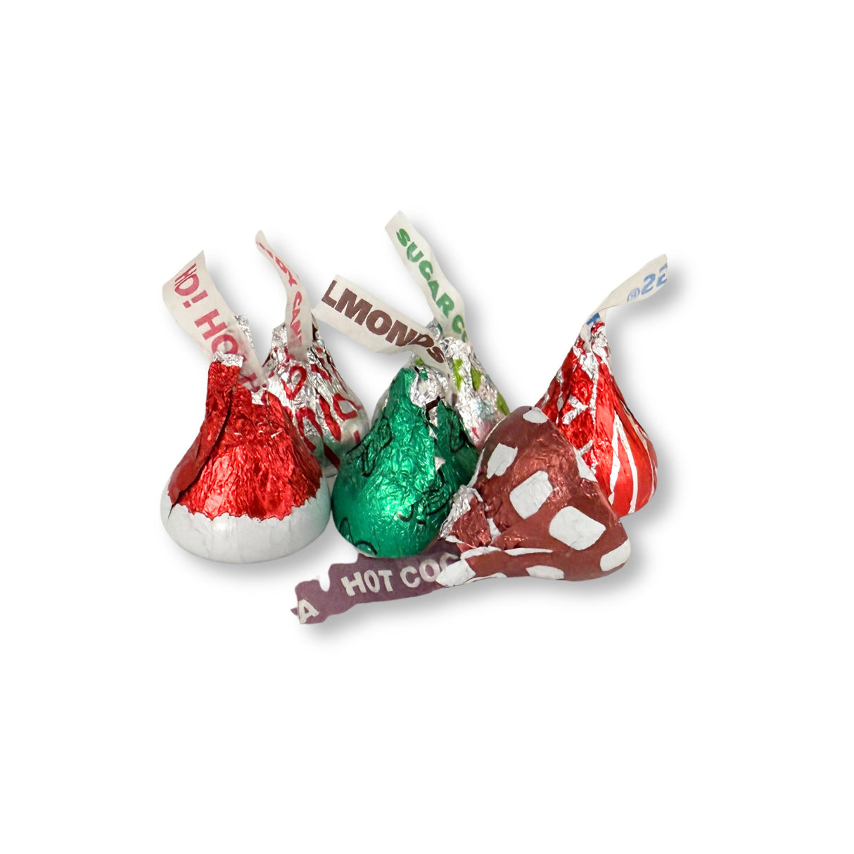 Hershey's Kisses Milk Chocolate - Christmas Foil, Bulk Value Pack