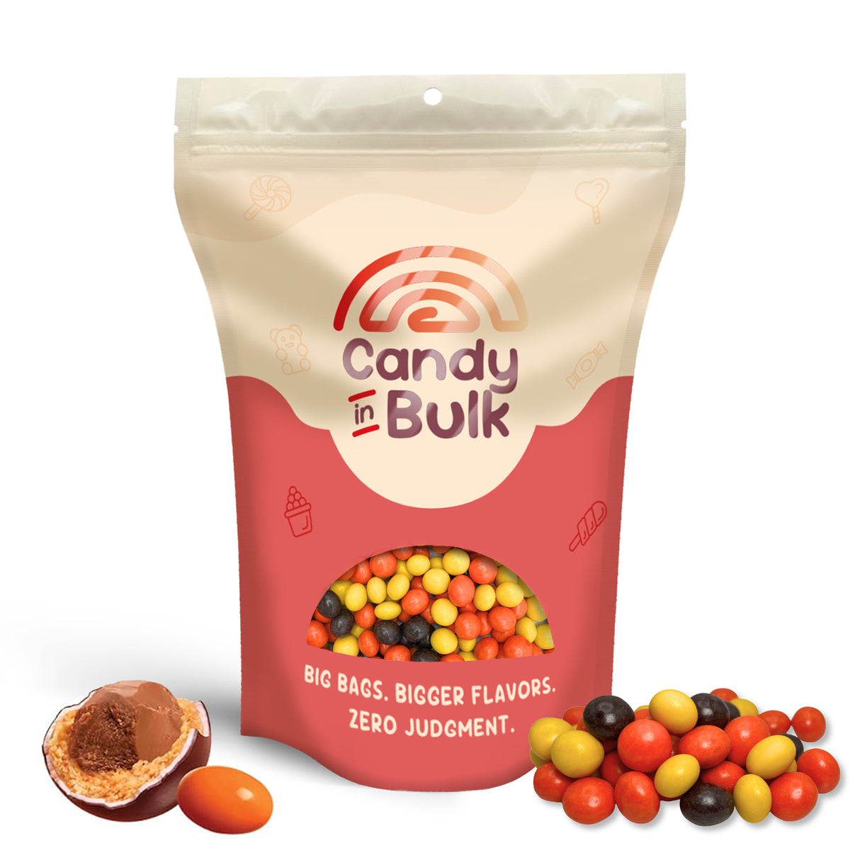 Reese's Pieces Caramel Flavored Milk Chocolate Candy – Bulk Value Bag