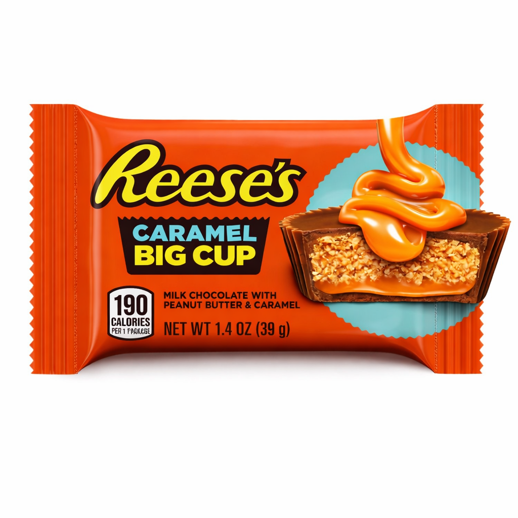 Reese's Big Cup – Caramel Milk Chocolate Peanut Butter Cup – 1.4oz