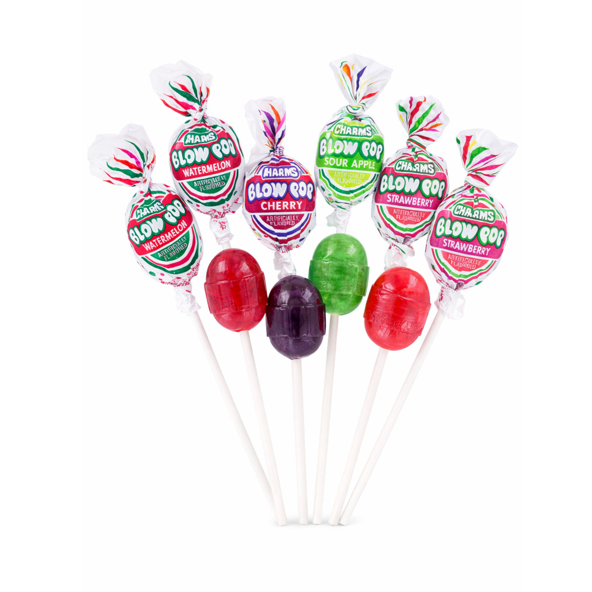 Charms Blow Pops Lollipops – Assorted Fruit Flavors – Bulk Value Bag