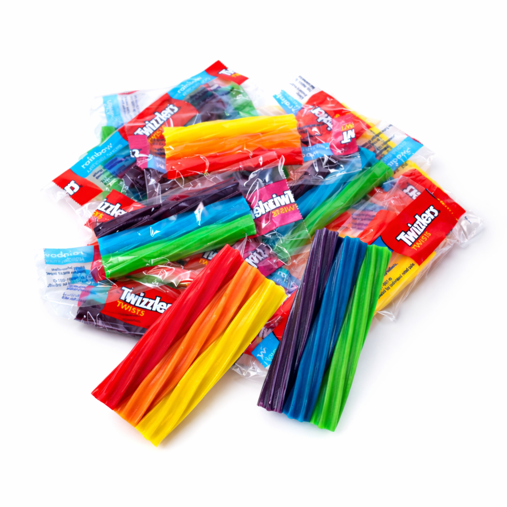Twizzlers Rainbow Twists – Individually Wrapped – Bulk Value Bag