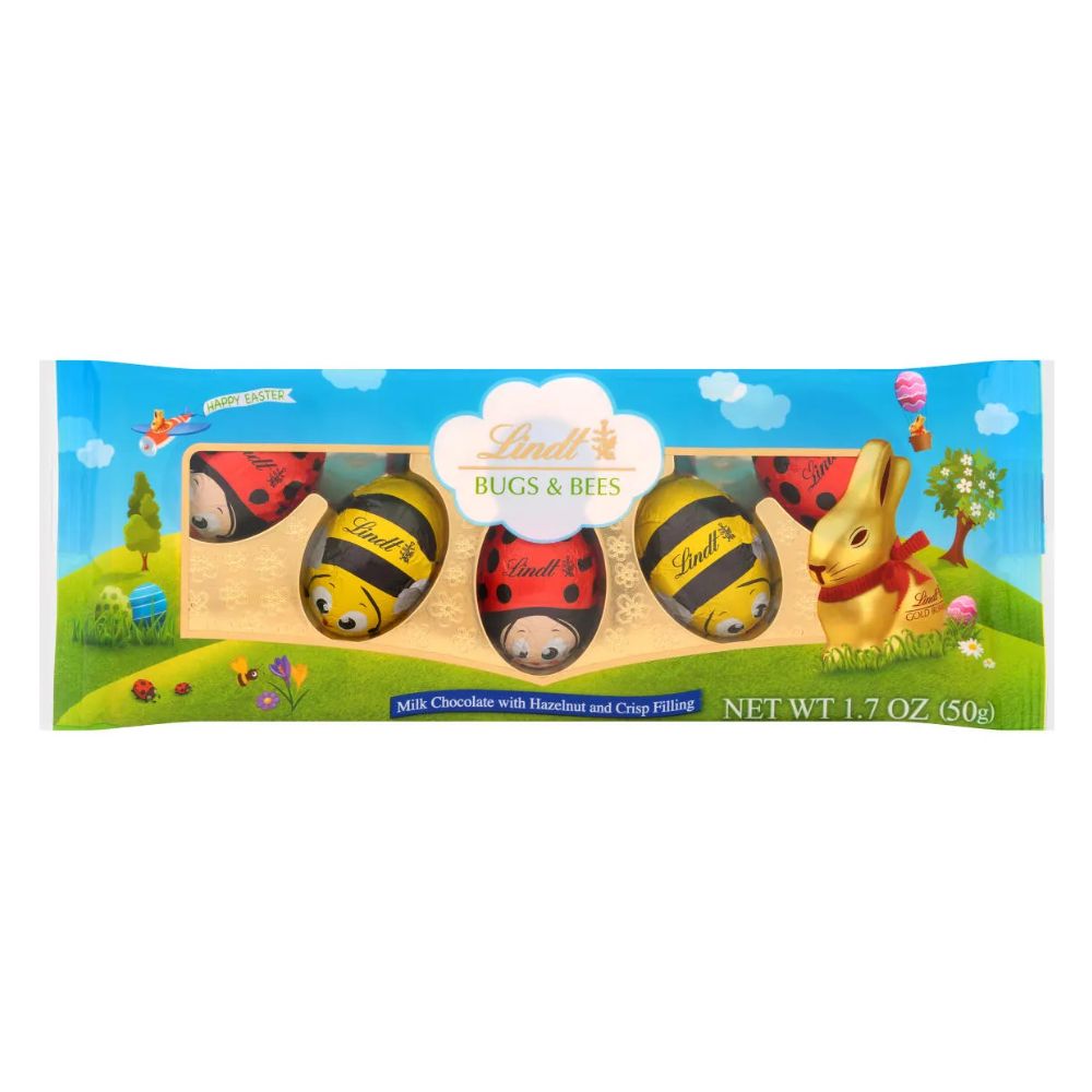 Lindt Milk Chocolate Bugs & Bees 5-pk (1.7 oz)
