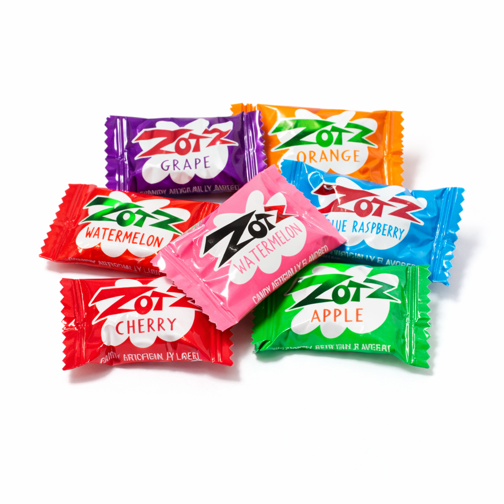 Zotz Fizz Filled Hard Candy – Assorted Flavors – Bulk Value Bag