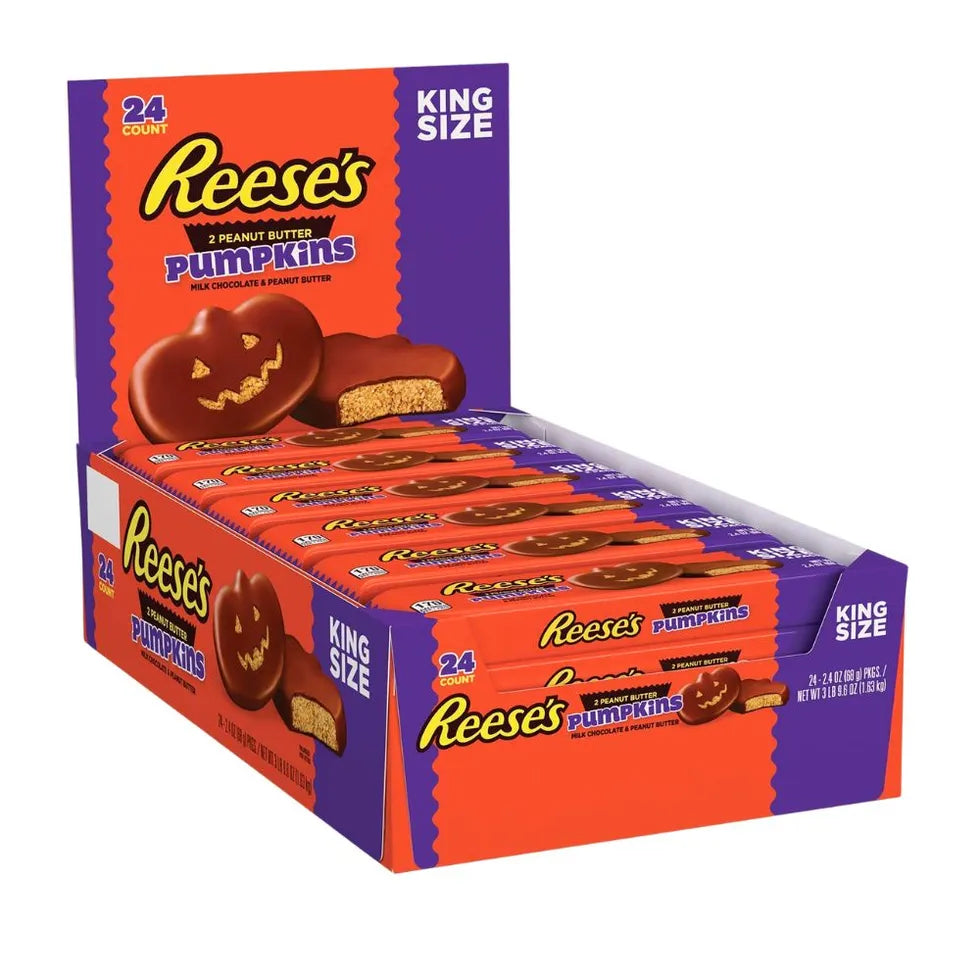 Reese's Pumpkins Milk Chocolate King Size 2.4 oz