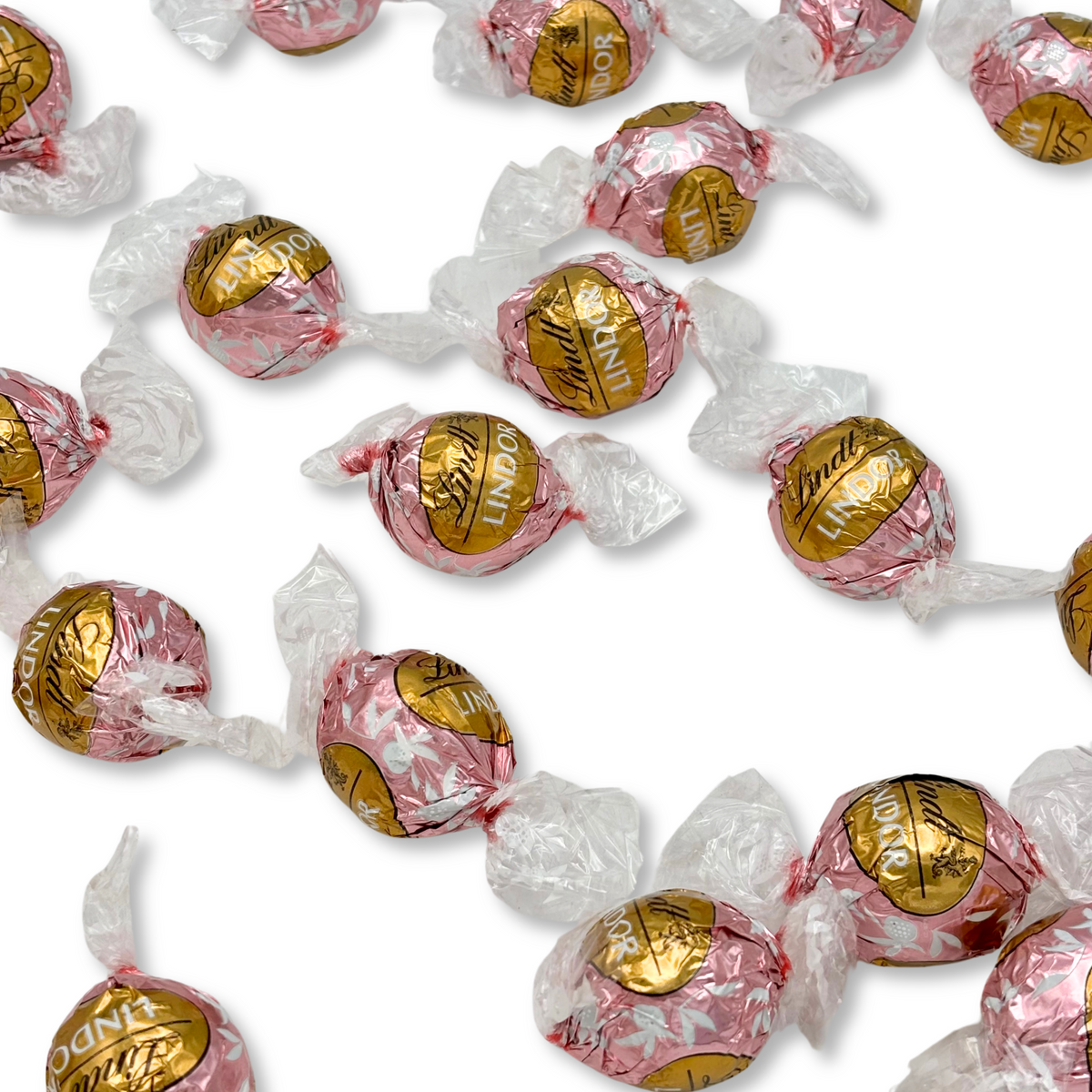 Lindt LINDOR Neapolitan White Chocolate Truffles – Bulk Value Bag