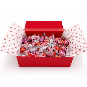 Valentine’s Day Chocolate Gift Box with Hershey’s & Lindt Favorites – Red Box – 2 lb