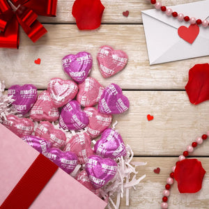 Hershey's Cookies 'n' Creme Pink Heart Chocolates – Valentine's Edition – Bulk Value Pack