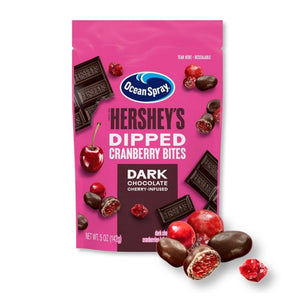Ocean Spray Hershey's Dark Chocolate Dipped Cherry Infused Cranberries, 5 oz