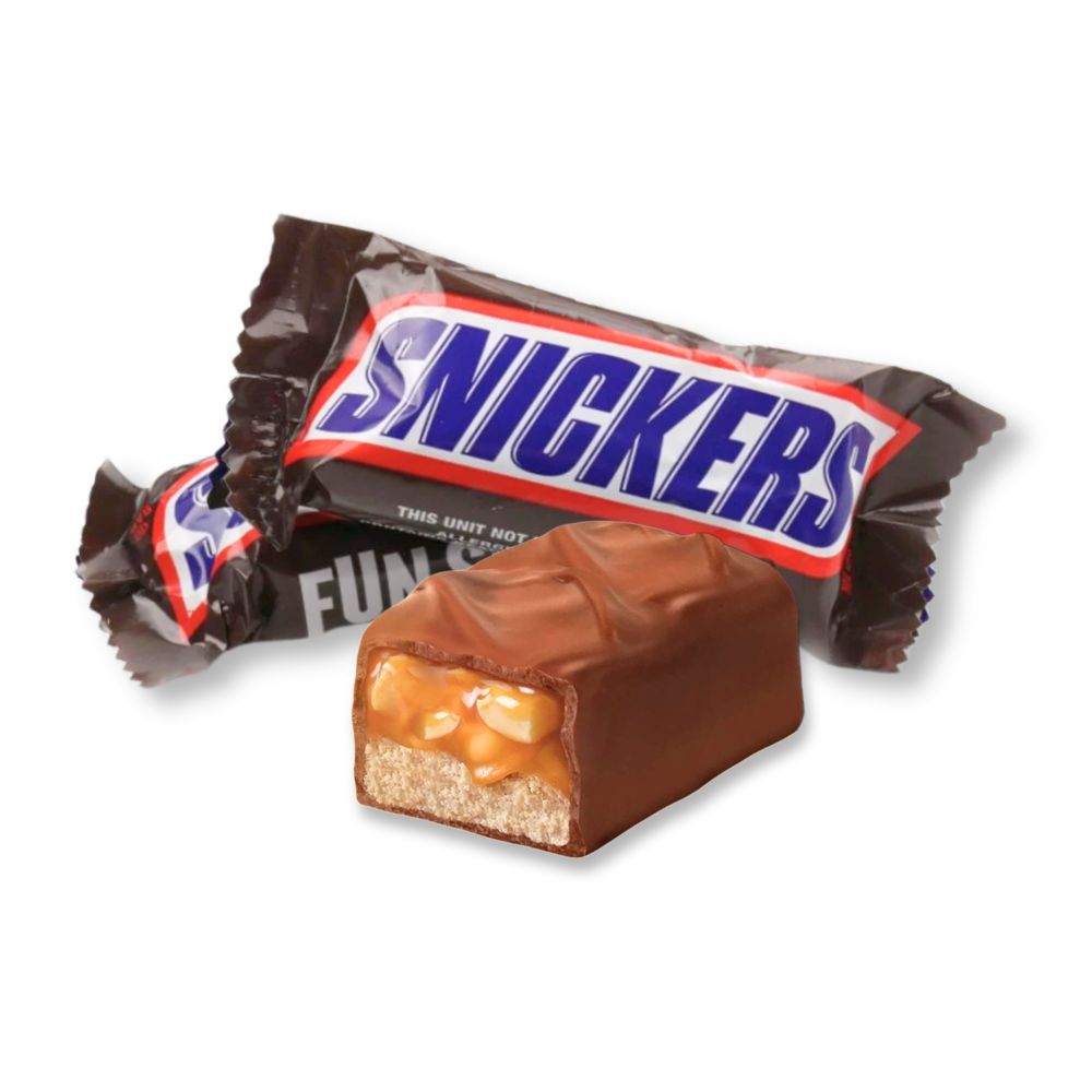 Snickers Chocolate Candy Bar – Fun Size, Bulk Value Bag