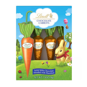 Lindt Milk Chocolate Easter Carrots 4-pk (1.9 oz)