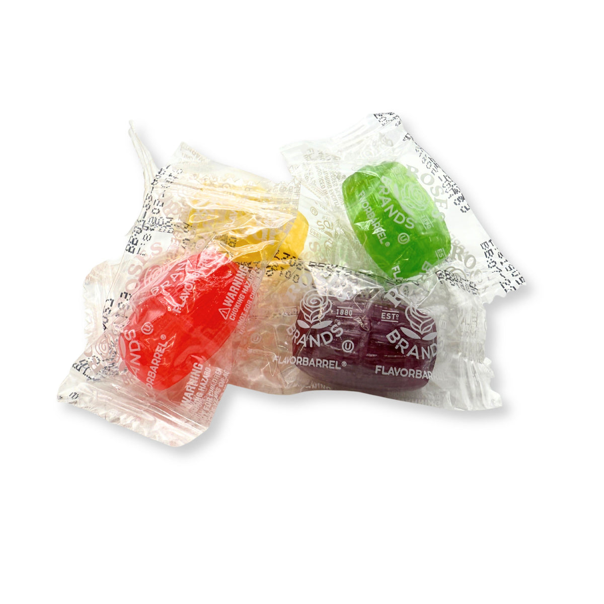 Roses Brands Assorted Flavor Barrels Hard Candy – Bulk Value Bag