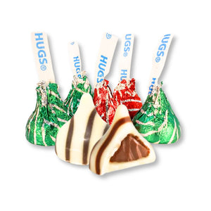 Hershey's Hugs Milk Chocolate Kisses Hugged by White Creme