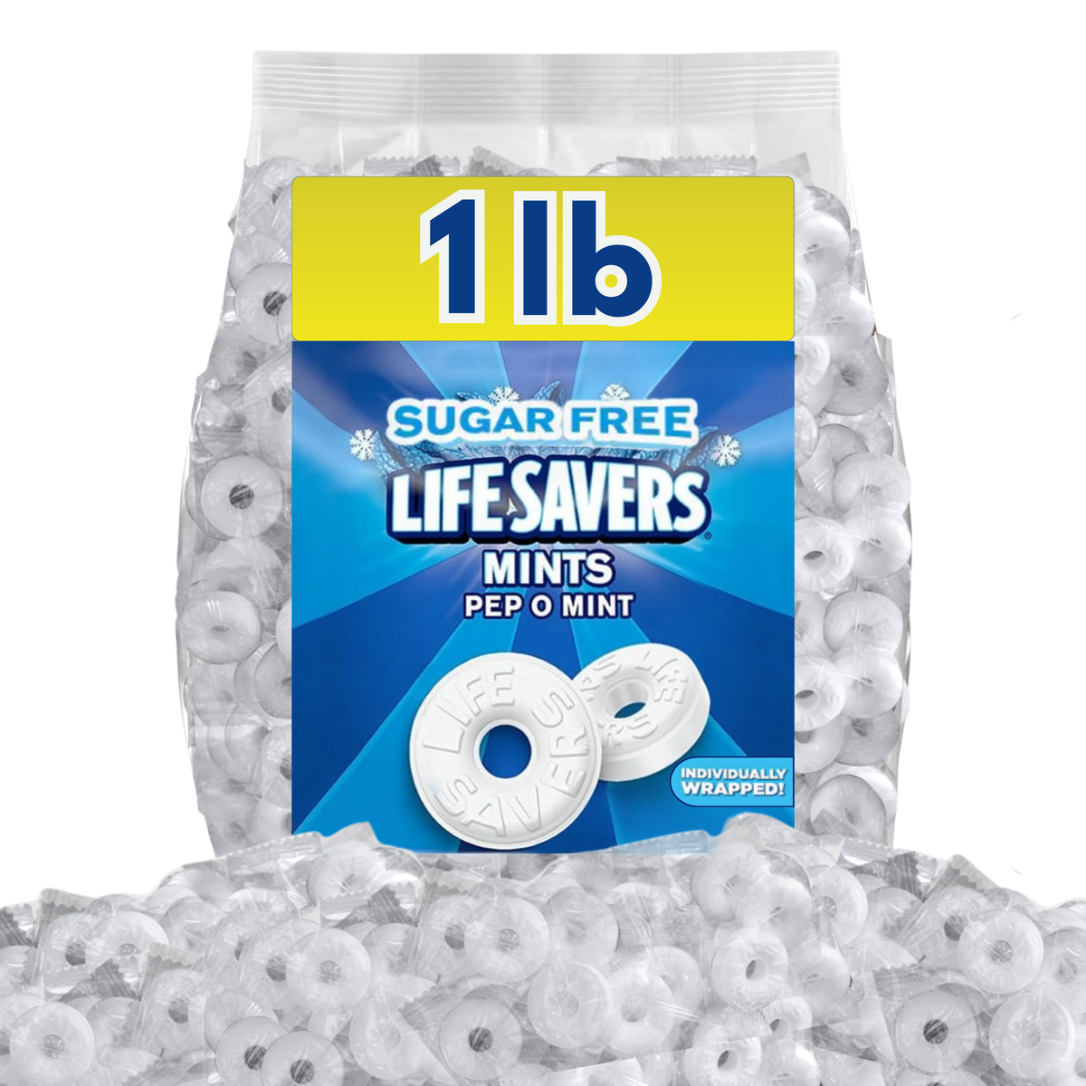 Life Savers Sugar Free Mints Pep-O-Mint – Bulk Value Bag