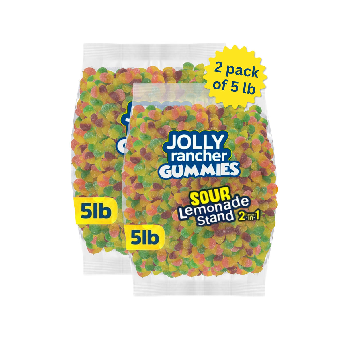 Jolly Rancher Sour Gummies Lemonade Candy – Bulk Value Bag