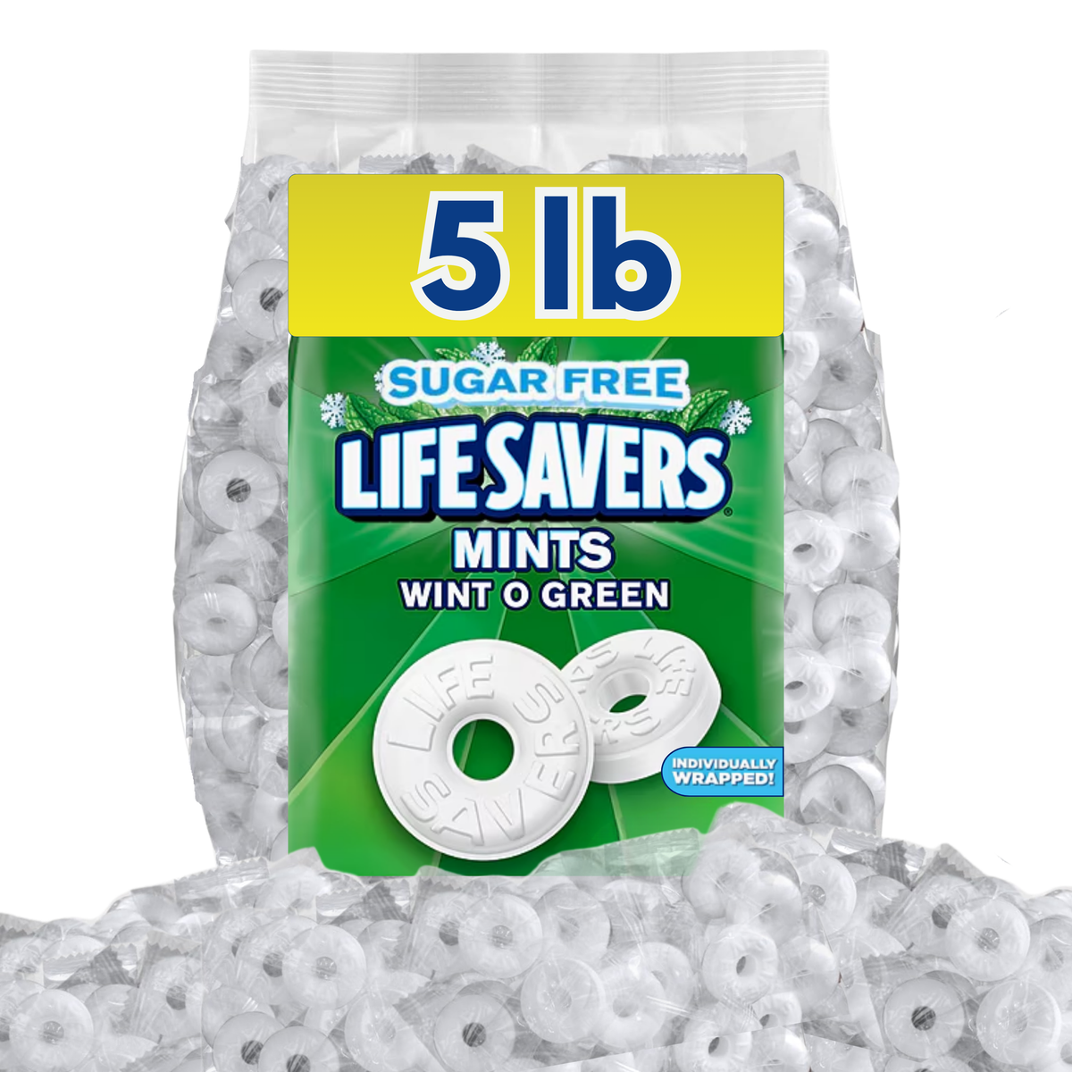 Life Savers Sugar Free Mints Wint-O-Green – Bulk Value Bag