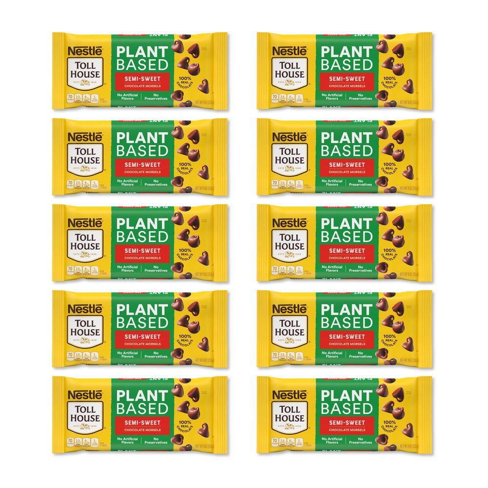 nestle toll house plant based morsels Toll House Morsels, Chocolate, Semi Sweet, Plant Based 9 oz