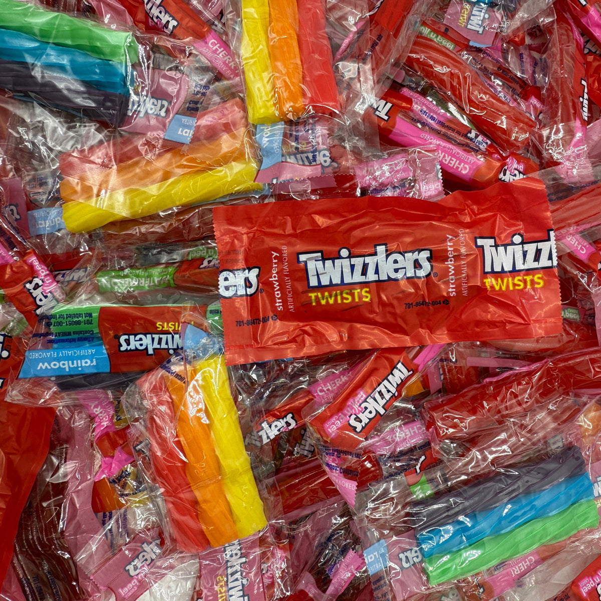 Twizzlers Twists & Pull ’N’ Peel Variety Pack Chewy Candy – Individually Wrapped – Bulk Value Bag